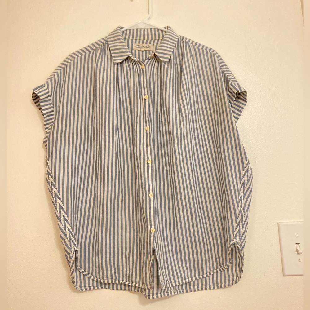 Madewell Button-down Stripe Tunic